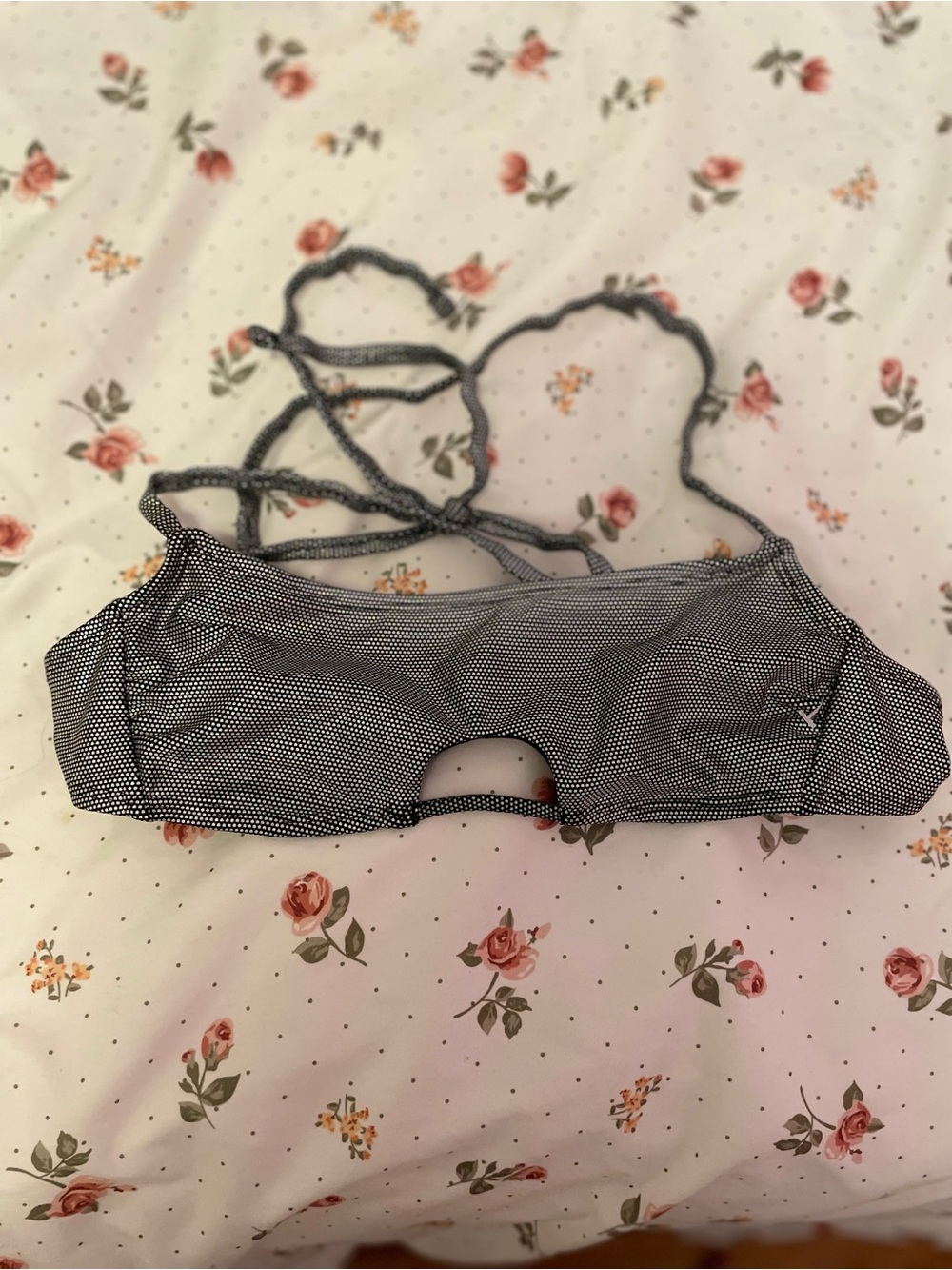 Women’s Silver Sparkly Bikini